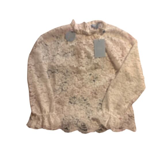 NWT The Hill House Millie blouse in white lace medium - Picture 2 of 7